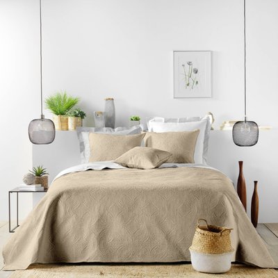 Couvre-Lit Matelassé et 2 Taies d'Oreiller Romane DOUCEUR D'INTÉRIEUR