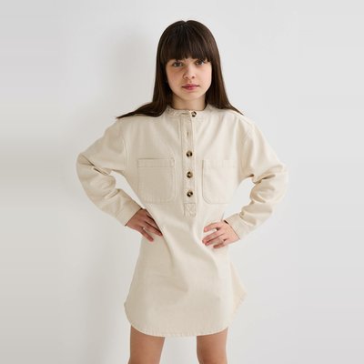 Robe manches longues en coton MONOPRIX
