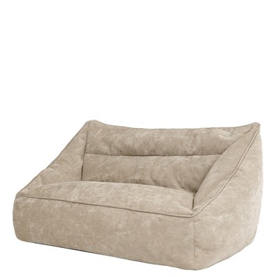 Pouf géant canapé en tissu chenille - CECILIA ICON