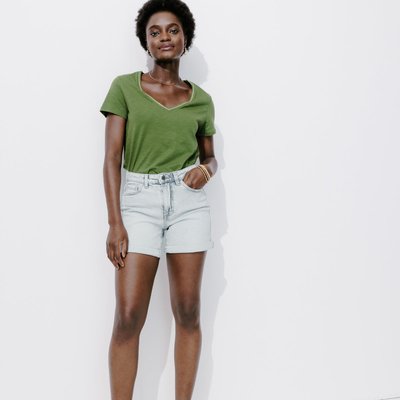 Short jean bleu clair femme La Redoute