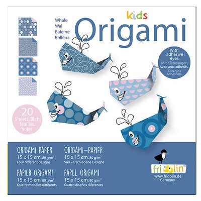 Kids Origami - Baleine FRIDOLIN