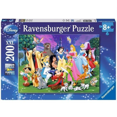 Puzzle Grands personnages Disney 200 pcs XXL RAVENSBURGER