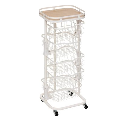 Desserte Balm 5 niveaux L34,5cm blanc 5FIVE SIMPLY SMART