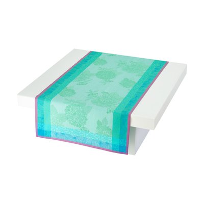 Chemin de table en Coton, PARFUMS DE BAGATELLE LE JACQUARD FRANCAIS