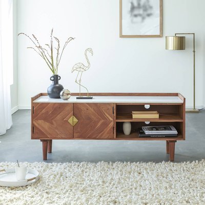 Meuble TV en bois d'acacia  NAXOS MADE IN MEUBLES 