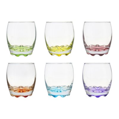Lot de 6 gobelets bas en verre 29cl, MARCO NOVASTYL