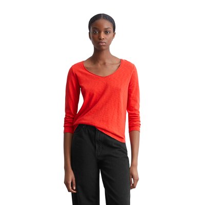 DfC Longsleeve regular en coton organique premium MARC O’POLO DENIM