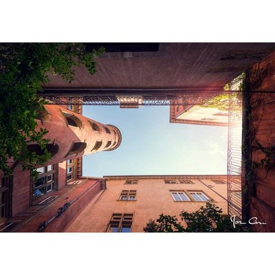 Tableau Mural Traboule De Lyon CLASSIQUE INTEMPOREL CEANOTHE