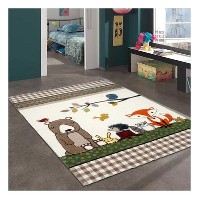Tapis enfant tissé LYN8 PHOTO DE FORET UN AMOUR DE TAPIS