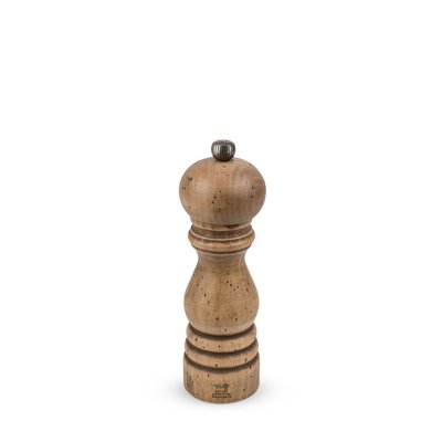 Moulin à sel manuel en bois de hêtre finition antiquaire 18 cm Paris Antique PEUGEOT