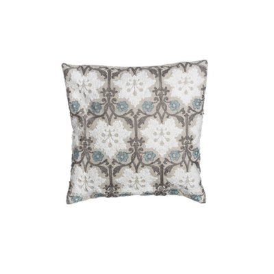 Housse de coussin décorative en coton à motif floral H40 SIA DECO