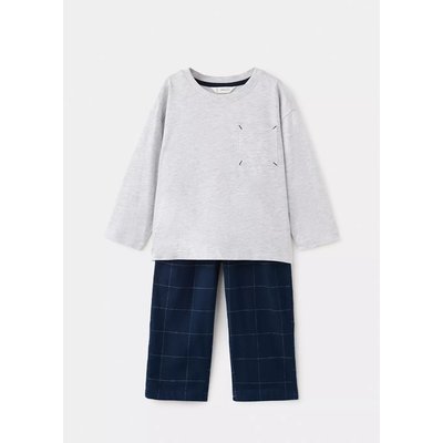 Pyjama long deux pièces carreaux MANGO BABY