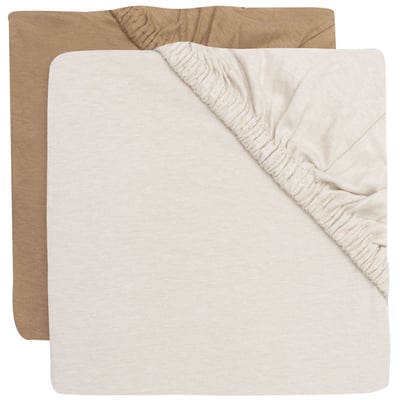 Lot de 2 draps housses en jersey JOLLEIN