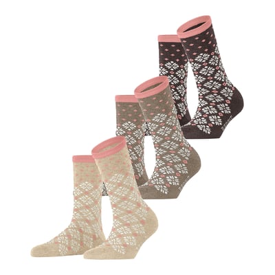 Chaussettes Norwegian 3-Pack Opaque ESPRIT