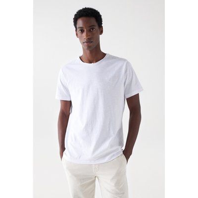 T-SHIRT AVEC TEINTURE ET LOGO SALSA JEANS