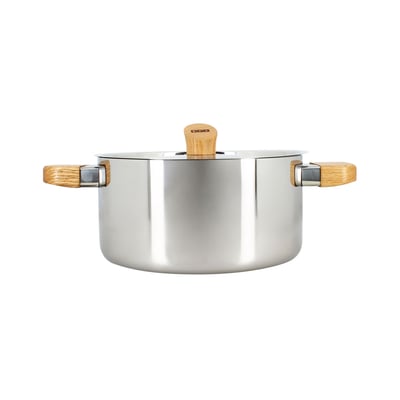 Faitout 24cm en acier inoxydable, ECTOR OGO LIVING