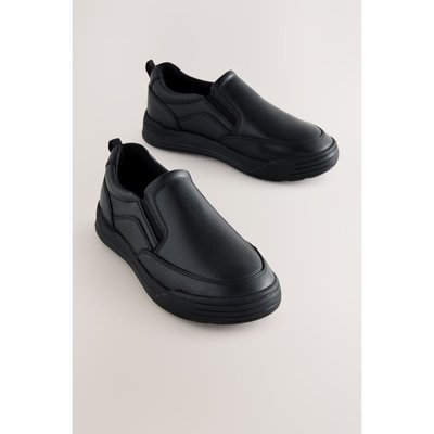 Mocassins d'école en cuir à enfiler NEXT