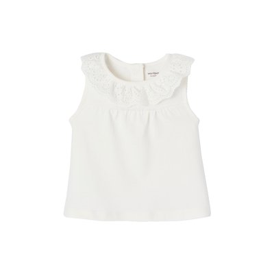 T-shirt cérémonie col brodé VERTBAUDET