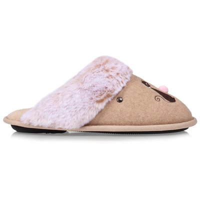 Chaussons mules Chat fantaisie ISOTONER