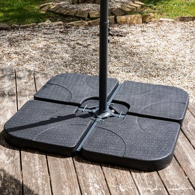 Dalles carrées, lot de 4, QUIBERON HAPPY GARDEN
