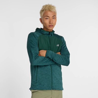 Heat Grid Hooded Full Zip Veste col montant manches longues. NEW BALANCE