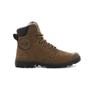 Palladium homme cuir marron La Redoute