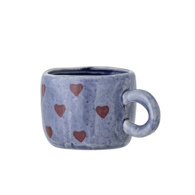 Petite tasse grès peint coeurs  Nini BLOOMINGVILLE
