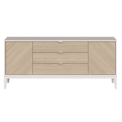 Тумба с 2 дверями и 3 ящиками из массива бука SO'HOME