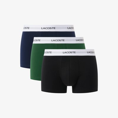 Lot de 3 boxers courts coton LACOSTE