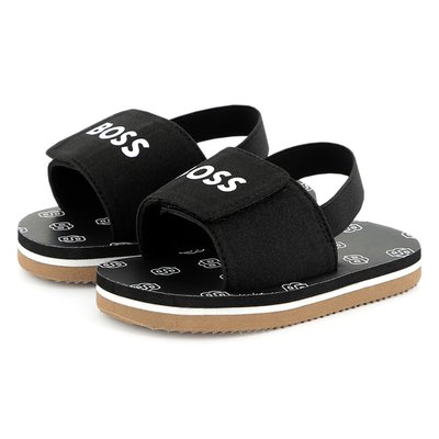 Claquettes avec fermeture par bandes auto aggripan BOSS KIDSWEAR