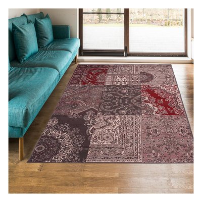 Tapis salon et chambre tissé motif baroque AF1 NYBRO UN AMOUR DE TAPIS