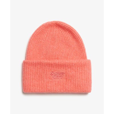 Bonnet doux en maille côtelée SUPERDRY