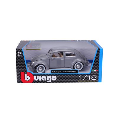 1/18 volskwagen coccinelle kafer beetle 1955 - gris BBURAGO