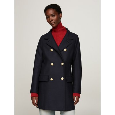 Manteau en laine mélangée, manches longues TOMMY HILFIGER