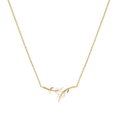Collier en argent 925 et oxyde de zirconium CLEOR