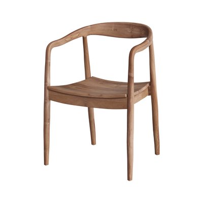 Chaise en bois de teck (à l'unité) - LOMBOK RENDEZ-VOUS DÉCO