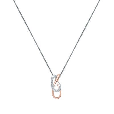 Collier en argent 925 et oxyde de zirconium CLEOR