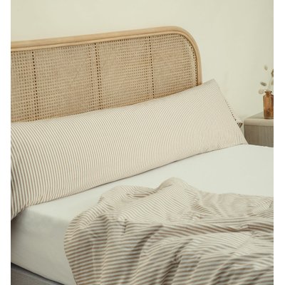Taie de traversin en percale de coton bio, RAYE KADOLIS