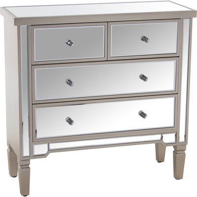 Commode miroir, bois, élégance raffinée RECOLLECTION