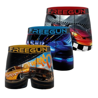 Lot De 3 Boxers Microfibre FREEGUN