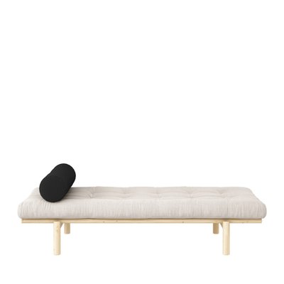 Méridienne en bois naturel et tissu- NEXT DAYBED KARUP DESIGN