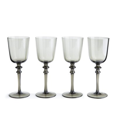 4er-Set Weingläser Venelli, Rauchglas LA REDOUTE INTERIEURS