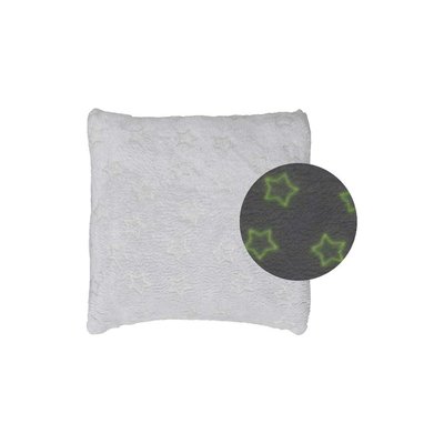 Coussin avec étoiles phosphorescentes 40 cm Gris CMP