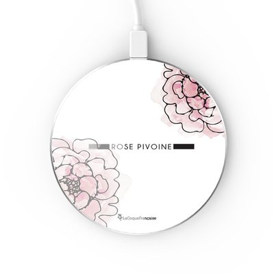 Chargeur induction Chargeur Induction contour argent LA COQUE FRANCAISE
