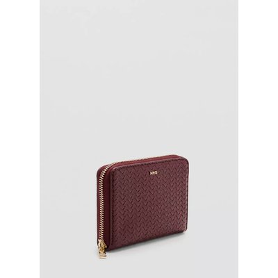 Portefeuille moyen tressé MANGO