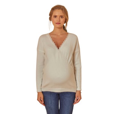 Pull devant/dos grossesse et allaitement VERTBAUDET
