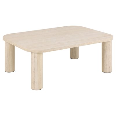 Table basse rectangulaire effet travertin GÖRAN TOILINUX