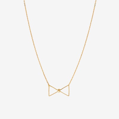 Collier doré - nœud pap CAROLINE NAJMAN