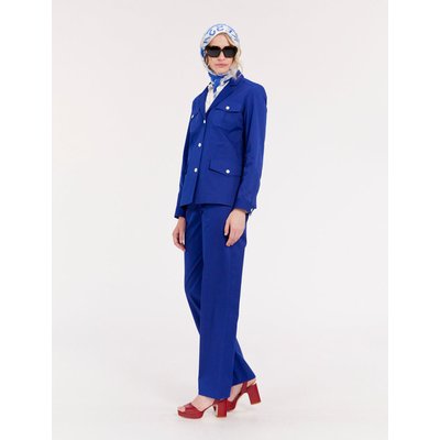 Veste Flipper bleu cobalt INES DE LA FRESSANGE PARIS