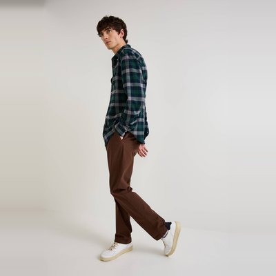 Pantalon chino straight en coton BIO MONOPRIX